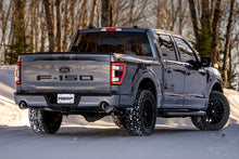 Load image into Gallery viewer, MBRP 22-23 Ford F150 T304 5in OD Carbon Fiber Tip Dual Rear Exit 3in Cat Back Exhaust Catback MBRP