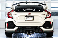 Load image into Gallery viewer, AWE Tuning 2017+ Honda Civic Type R Track Edition Exhaust w/Front Pipe & Triple Chrome Silver Tips Catback AWE Tuning