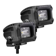 Load image into Gallery viewer, Go Rhino Xplor Bright Series Rectangle LED Flood Light Kit (Surface/Thread Std Mnt) 3x2 - Blk (Pair) Light Bars & Cubes Go Rhino