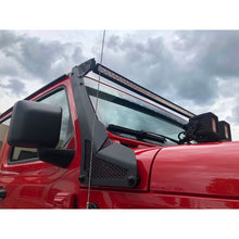 Load image into Gallery viewer, Go Rhino 18-20 Jeep Wrangler JL/JLU/Gladiator JT XE Windshield Light Bar Mount - 50in Single Row Light Mounts Go Rhino
