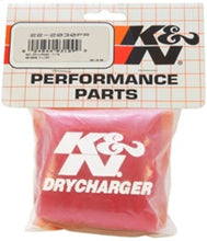 Load image into Gallery viewer, K&N Red Drycharger 5.25in x 3in Round Tapered Air Filter Wrap Pre-Filters K&N Engineering