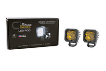 Load image into Gallery viewer, Diode Dynamics Stage Series C1 LED Pod Pro - Yellow Flood Standard ABL (Pair) Light Accessories and Wiring Diode Dynamics