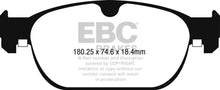 Load image into Gallery viewer, EBC 16-17 Volvo XC90 Yellowstuff Front Brake Pads Brake Pads - Performance EBC