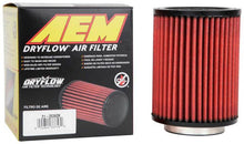 Load image into Gallery viewer, AEM Aif Filter, 3inFLG/ 5inOD/ 6-1/2inH Dry Flow Air Filters - Universal Fit AEM Induction