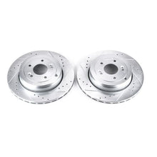 Load image into Gallery viewer, Power Stop 10-16 Hyundai Genesis Coupe Rear Evolution Drilled & Slotted Rotors - Pair Brake Rotors - Slot & Drilled PowerStop