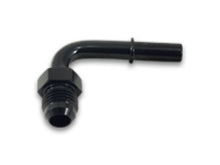 Load image into Gallery viewer, Vibrant 90 Degree Aluminum AN to Male Quick Connect Fitting -8AN - 0.375in Barb Size Fittings Vibrant