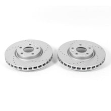 Load image into Gallery viewer, Power Stop 14-19 Chevrolet Corvette Front Evolution Drilled & Slotted Rotors - Pair Brake Rotors - Slot & Drilled PowerStop