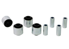 Load image into Gallery viewer, Whiteline Plus 9/89-8/09 Subaru Legacy Rear Control Arm Lower Front Inner & Outer Bushing Kit Bushing Kits Whiteline
