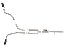 Load image into Gallery viewer, aFe Gemini XV 3in 304 SS Cat-Back Exhaust w/ Cutout 14-19 GM Trucks 4.3L/5.3L w/ Black Tips Catback aFe