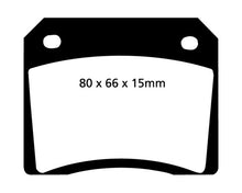 Load image into Gallery viewer, EBC 67-74 Ac 428 7.0 Yellowstuff Rear Brake Pads Brake Pads - Performance EBC