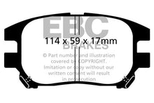 Load image into Gallery viewer, EBC 02-03 Lexus RX300 3.0 2WD Ultimax2 Front Brake Pads Brake Pads - OE EBC