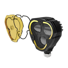 Load image into Gallery viewer, KC HiLiTES FLEX ERA 3 Dual Mode SAE Fog Light - Single Light Master Kit (w/Clear + Yellow Lens) Light Bars & Cubes KC HiLiTES