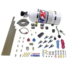 Load image into Gallery viewer, Nitrous Express V8AN Gasoline EFI Nitrous Kit (100-500HP) w/15lb Bottle Nitrous Systems Nitrous Express
