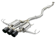 Load image into Gallery viewer, aFe Takeda 3in 304 SS Cat-Back Exhaust w/ Tri-Black Tips 17-18 Honda Civic Type R L4 2.0L (t) Catback aFe