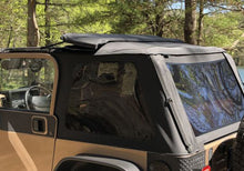 Load image into Gallery viewer, Rampage 18-21 Jeep Wrangler (JL) Unlimited Frameless TrailView Fastback Soft Top Kit - Black Diamond Soft Tops Rampage