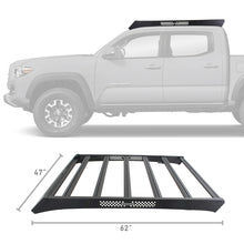 Load image into Gallery viewer, Go Rhino 16-23 Toyota Tacoma DC Ceros Low Profile Roof Rack - Tex. Blk Roof Rack Go Rhino