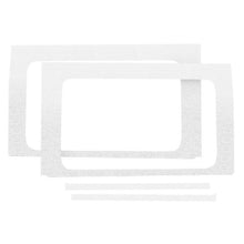Load image into Gallery viewer, DEI 18-23 Jeep Wrangler JL 4-Door Boom Mat Rear Side Window Trim - 4 Piece - White Hard Top Accessories DEI