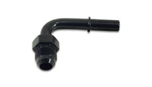Load image into Gallery viewer, Vibrant 90 Degree Aluminum AN to Male Quick Connect Fitting -8AN - 0.375in Barb Size Fittings Vibrant