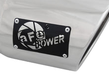 Load image into Gallery viewer, aFe MACH Force-XP 304 SS Right Side Single Wall Polished Exhaust Tip 4in Inlet x 6in Outlet x 12in L Tips aFe