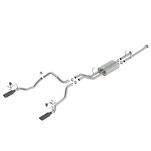 Load image into Gallery viewer, Borla 14-18 Toyota Tundra 4.6L/5.7L V8 AT 2&4WD Crew Max Cat-Back Touring Exhaust - Black Chrome Tip Catback Borla
