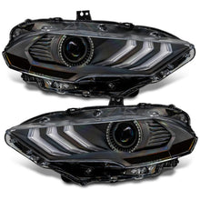 Load image into Gallery viewer, Oracle Lighting 18-23 Ford Mustang Dynamic ColorSHIFT LED Headlights - Black Series SEE WARRANTY Headlights ORACLE Lighting