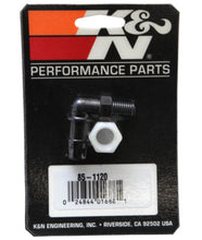 Load image into Gallery viewer, K&N Air Filter Vent Kit - White - 90 Degree Plastic 0.50in Flange 1.75in H 1.75in L Air Intake Components K&N Engineering