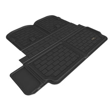 Load image into Gallery viewer, 3D Maxpider 2022 Tesla Model X Behind 2nd Row Cross Fold Kagu Black Cargo Liner Floor Mats - Rubber 3D MAXpider