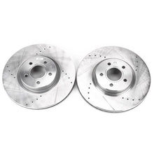 Load image into Gallery viewer, Power Stop 13-19 Ford Escape Front Evolution Drilled & Slotted Rotors - Pair Brake Rotors - Slot & Drilled PowerStop