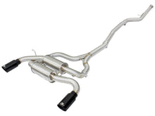Load image into Gallery viewer, aFe MACHForce XP SS-304 Black Tip 2.5in Dia Cat Back Exhaust 12-14 BMW 335i (F30) 3.0L (t) Catback aFe