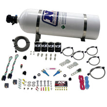 Load image into Gallery viewer, Nitrous Express GM EFI Dual Stage Nitrous Kit (50-150HP x 2) w/15lb Bottle Nitrous Systems Nitrous Express