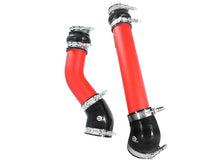 Load image into Gallery viewer, aFe Bladerunner Intercooler Tubes Hot & Cold Side 3.5in 94-02 Dodge Diesel Trucks L6-5.9L (td) - Red Intercoolers aFe