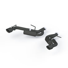 Load image into Gallery viewer, MBRP 16-19 Chevrolet Camaro 2.5in Black Coated Non NPP Axle Back Exhaust System - 4in Dual Wall Tips Axle Back MBRP