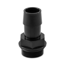 Load image into Gallery viewer, Mishimoto M27 x 2.0 to 3/4in Hose Barb Aluminum Fitting - Black Fittings Mishimoto