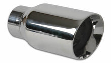 Load image into Gallery viewer, Vibrant 3in Round SS Exhaust Tip (Double Wall Angle Cut Beveled Outlet) Tips Vibrant