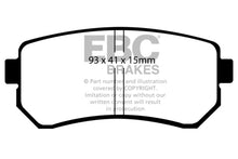 Load image into Gallery viewer, EBC 06-11 Hyundai Accent 1.6 Greenstuff Rear Brake Pads Brake Pads - Performance EBC