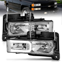 Load image into Gallery viewer, ANZO 1999-2000 Cadillac Escalade Crystal Headlights Headlights ANZO