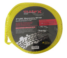 Load image into Gallery viewer, TrailFX C14019Y 30 Foot Length X 4 Inch Width Rated To 20000 Pound Yellow Single Default TrailFX
