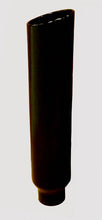 Load image into Gallery viewer, Pypes Performance Exhaust EVT507-36B Exhaust Stack Pipe 5 in OD x 7 in OD x 36 in L 7 in Tip Clamp On Hardware Not Incl Black Finish 304 Stainless Steel Pypes Exhaust Exhaust Stack Pipe Pypes Performance Exhaust Default Title