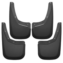 Load image into Gallery viewer, Husky Liners 07-13 Chevy Silverado 1500 LT / 07-14 Siverado 2500HD Front and Rear Mud Guards - Black Mud Flaps Husky Liners