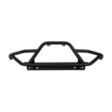 Load image into Gallery viewer, TrailFX J002T 1 Pc Direct Fit W/Crawler Grd W/O WInch Mnt W/Tow Hook And D-Ring Mnts Blac Stel Bumper TrailFX Default Title