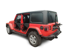 Load image into Gallery viewer, TrailFX JL04RD Tubular Full Door; Textured Powder Coated; Black; Steel; Set Of 2 Default TrailFX