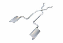 Load image into Gallery viewer, Pypes Performance Exhaust SCC12T Crossmember Back w/X-Pipe Exhaust System 68-73 Corvette C3 Split Rear Dual Exit 2.5 in Intermediate And Tail Pipe Turbo Pro Mufflers/Hardware Incl Tip Not Incl Pypes Exhaust Exhaust System Kit Pypes Performance Exhaust Default Title
