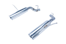 Load image into Gallery viewer, Pypes Performance Exhaust SDD19MSB Pype Bomb Series Axle Back Exhaust System 11-20 Durango Split Rear Dual Exit Incl Axle back Pipe 4.5 in Black Tips Hardware Polished Finish 304 Stainless Steel Pypes Exhaust Exhaust System Kit Pypes Performance Exhaust