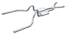 Load image into Gallery viewer, Pypes Performance Exhaust SFM04 Crossmember Back w/X-Pipe Exhaust System 71-73 Mustang Split Rear Dual Exit 2.5 in Intermediate And Tail Pipe Hardware Incl Muffler And Tip Not Incl Pypes Exhaust Exhaust System Kit Pypes Performance Exhaust Default Title