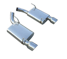 Load image into Gallery viewer, Pypes Performance Exhaust SFM60VS Violator Series Axle Back Muffler System 05-10 Mustang GT and Shelby Split Rear Dual Exit Hardware/4 in Polished Tips Incl Polished 304 Stainless Steel Pypes Exhaust Exhaust System Kit Pypes Performance Exhaust Default Title