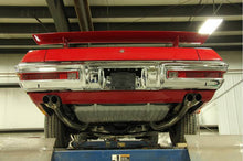Load image into Gallery viewer, Pypes Performance Exhaust SGA12T30 Crossmember Back w/X-Pipe Exhaust System 70-71 GTO/68-72 442 Dual Split Rear Valance Exit 2.5 in Intermediate And Tail Pipe 18 Inch Turbo Pro Mufflers And Hardware Incl Tip Not Incl Pypes Exhaust Exhaust System Kit Pypes Performance Exhaust