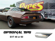 Load image into Gallery viewer, Pypes Performance Exhaust SGF11T Crossmember Back w/X-Pipe Exhaust System 70-74 F-Body Split Rear Dual Exit 2.5 in Intermediate And Tail Pipe Turbo Pro Mufflers/Hardware Incl Tip Not Incl Pypes Exhaust Exhaust System Kit Pypes Performance Exhaust