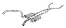 Load image into Gallery viewer, Pypes Performance Exhaust SGF42R Crossmember Back w/H-Pipe Exhaust System 67-69 Split Rear Dual Exit 2.5 in Intermediate Pipe And Tailpipe Race Pro Mufflers/Hardware Incl Tip Not Incl Pypes Exhaust Exhaust System Kit Pypes Performance Exhaust Default Title