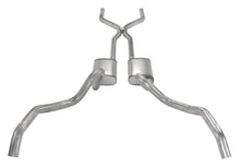 Load image into Gallery viewer, Pypes Performance Exhaust SGN40T Crossmember Back w/H-Pipe Exhaust System 62-67 Nova Split Rear Dual Exit 2.5 in Intermediate And Tail Pipe Turbo Pro Mufflers/Hardware Incl Tip Not Incl Pypes Exhaust Exhaust System Kit Pypes Performance Exhaust