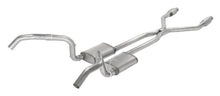 Load image into Gallery viewer, Pypes Performance Exhaust SGN945TE Crossmember Back w/H-Pipe Exhaust System 75-79 Nova Split Rear Dual Exit 2.5 in Intermediate And Tail Pipe Turbo Pro Muffler/Hardware Incl Tip Not Incl Catalytic Converter Incl Pypes Exhaust Exhaust System Kit Pypes Performance Exhaust Default Title